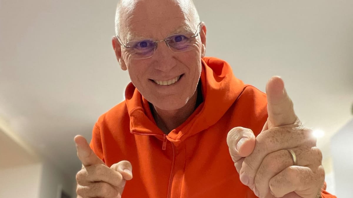 Rob looking at the camera