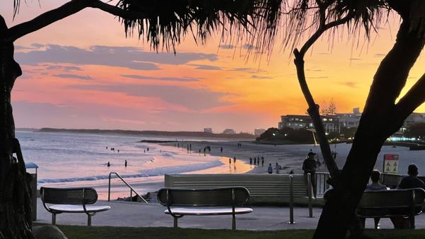 view of the beach